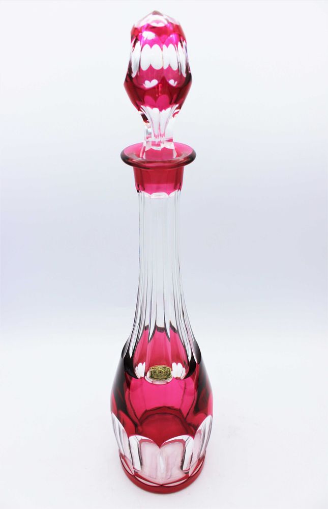 Garrafa em cristal Val Saint Lambert