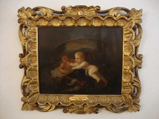 Antiquíssimo quadro da Escola Francesa do século XVIII