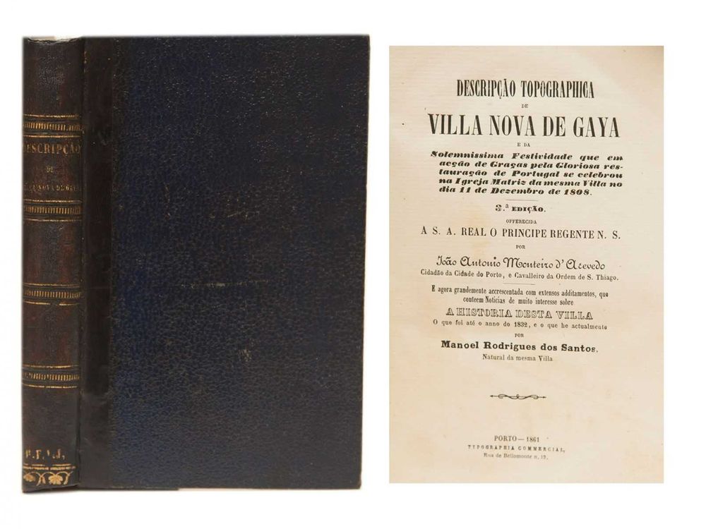 Livro: Descripção Topographica de Villa Nova de Gaya
