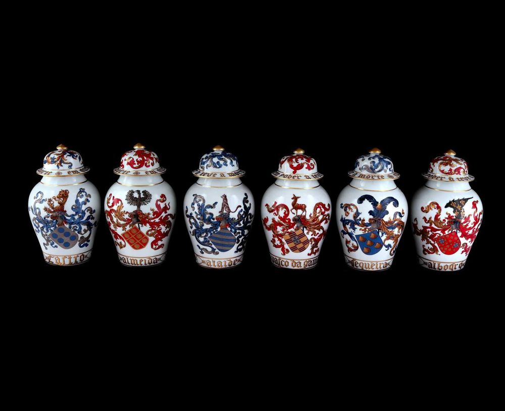 Seis talhas em porcelana da Vista Alegre