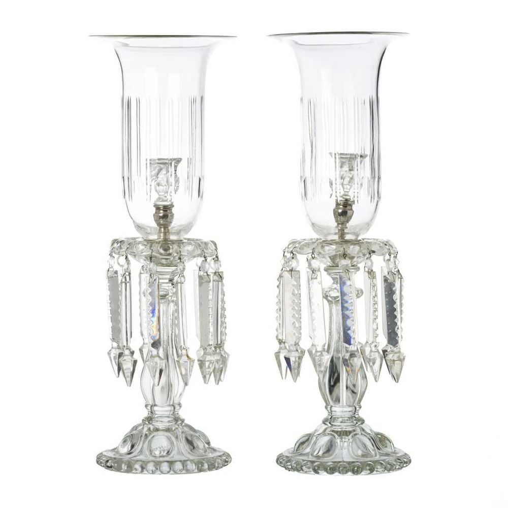 Par de Girandolas em Cristal Baccarat