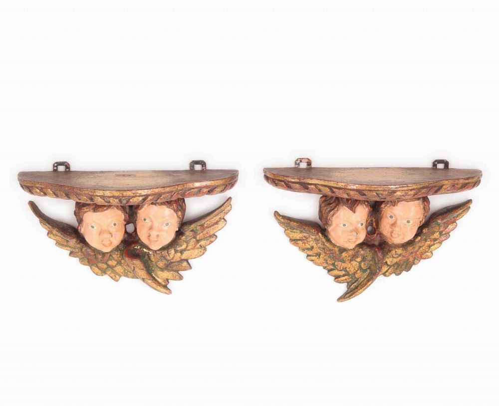 Par de Mísulas com Putti